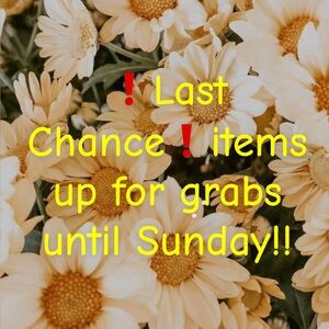 ❗️Last Chance❗️